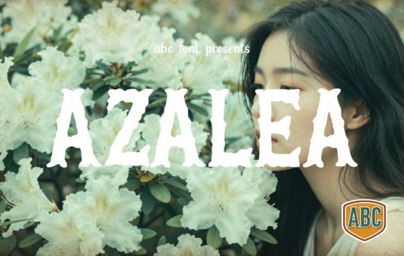 Azalea: A Bold Display Typeface for Organic Editorial Design