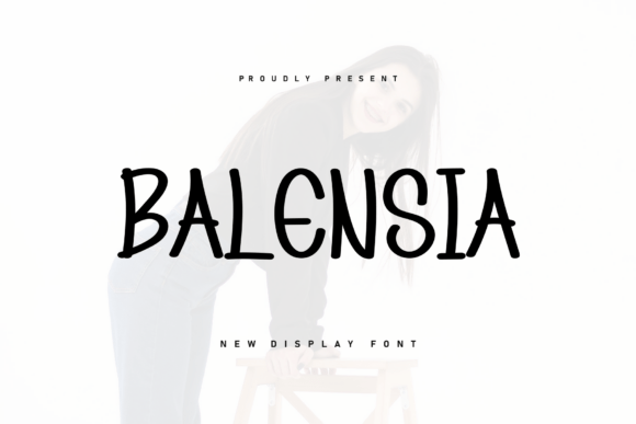 Balensia: A Sweet Handwritten Display Font for Cozy Branding