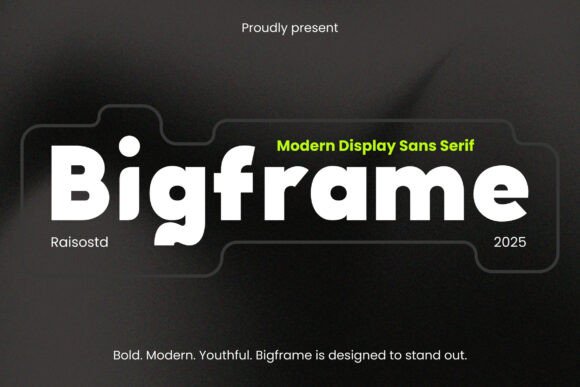 Bigframe Font: Bold Typography for Strong Brand Identity