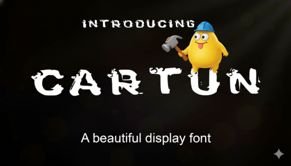 Cartun: A Playful Display Font for Editorial Design
