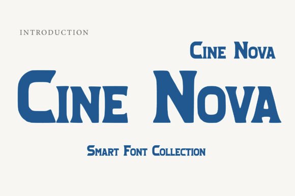 Cine Nova: The Bold Cinematic Display Serif for Editorial Design