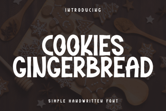 Cookies Gingerbread: A Handcrafted Display Font for Creative Branding