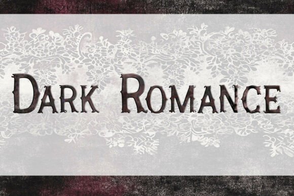 Dark Romance Typeface: Elevate Your Handmade Brand Identity