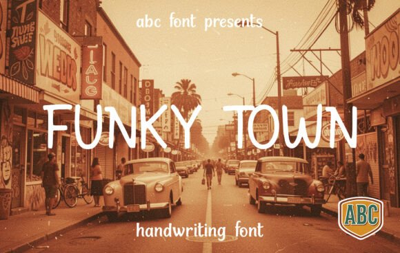 Funky Town Typeface: Adding Vintage Energy to Modern Web Layouts