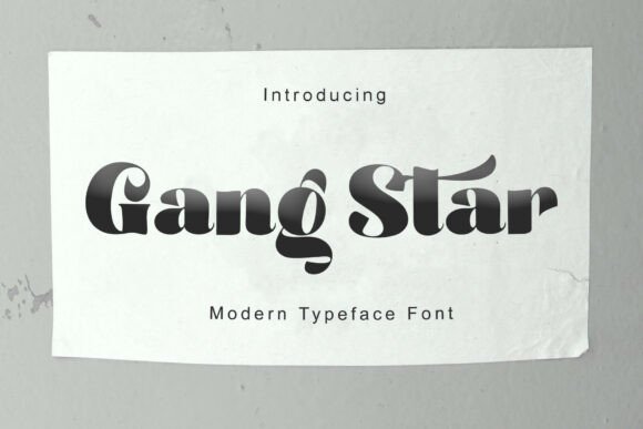 Gang Star Typeface for Bold Digital Branding