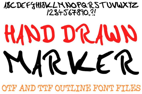 Hand Drawn Marker Typeface Review for Campaign Design