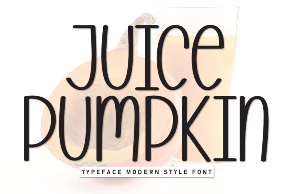 Juice Pumpkin: A Handwritten Display Font for Friendly Branding