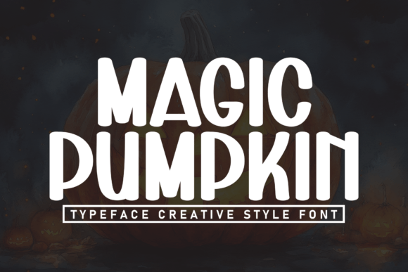Magic Pumpkin: A Handwritten Display Font for Playful Editorial Design
