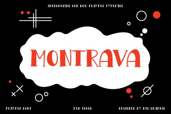 Montrava: The Bold Display Font for Handmade Branding