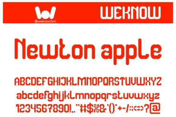 Newton Apple: A Retro Display Font for Distinctive Brand Identity