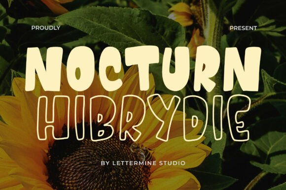 Nocturn Hibrydie: A Bold Display Sans Serif for Modern Editorial Design