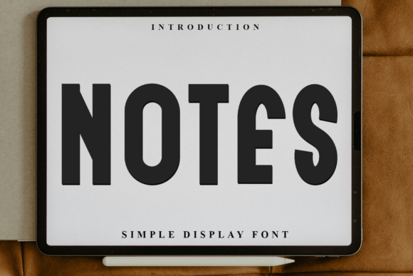 Notes Typeface: Elevate Your Small Business Brand Identity