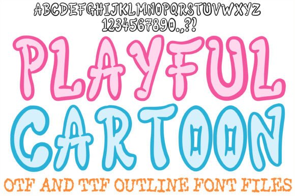 Playful Cartoon Typeface for Modern Digital Branding