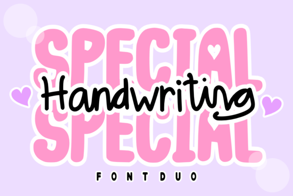 Special Handwriting Duo: The Playful Typeface for Authentic Brand Identity