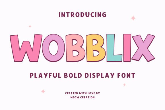 Wobblix: The Bold Display Font for Campaigns That Demand Attention